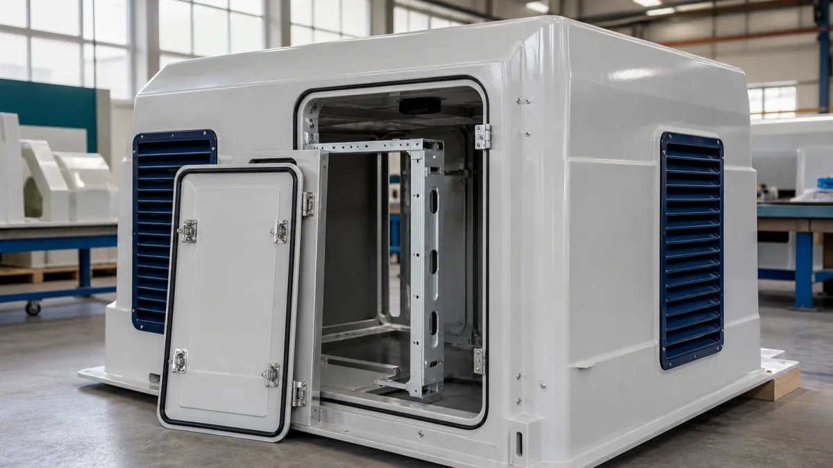 Planifier une cabine modulaire en PRV réutilisable