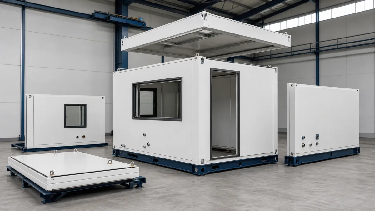 Planifier une cabine modulaire en PRV réutilisable