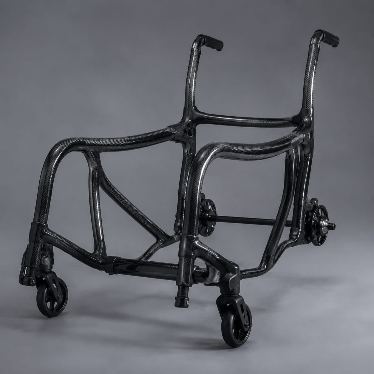 Cadre de fauteuil roulant en fibre de carbone