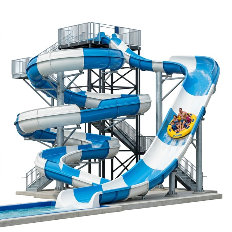 Familial Raft Toboggan