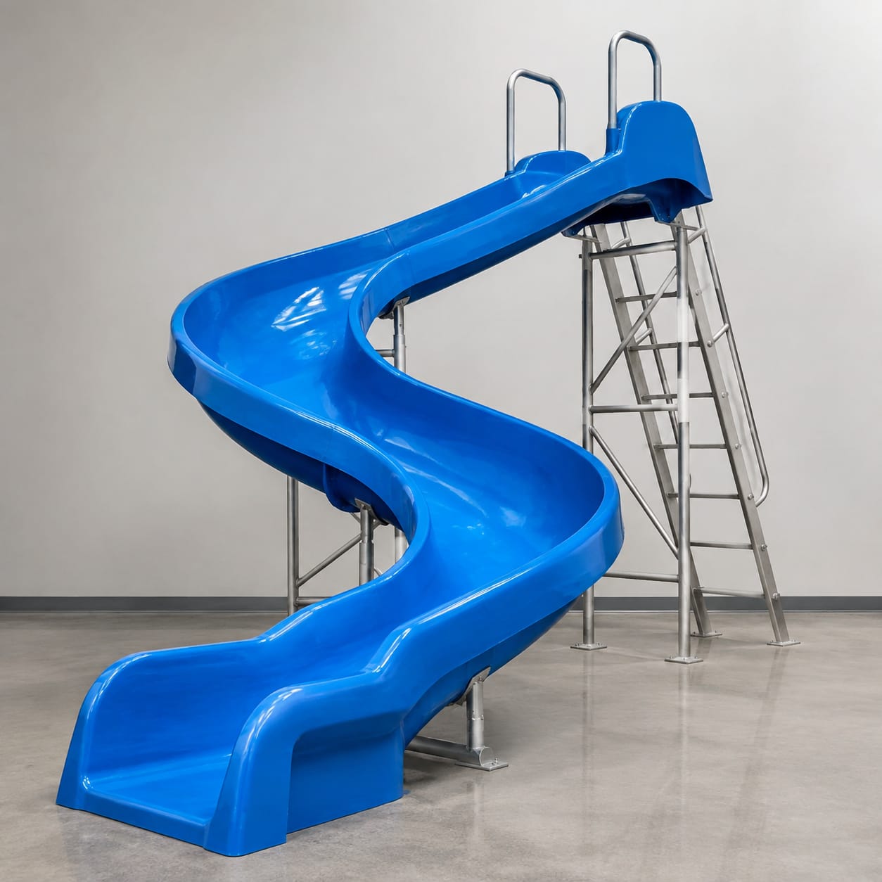 Toboggan aquatique Boomerang en FRP