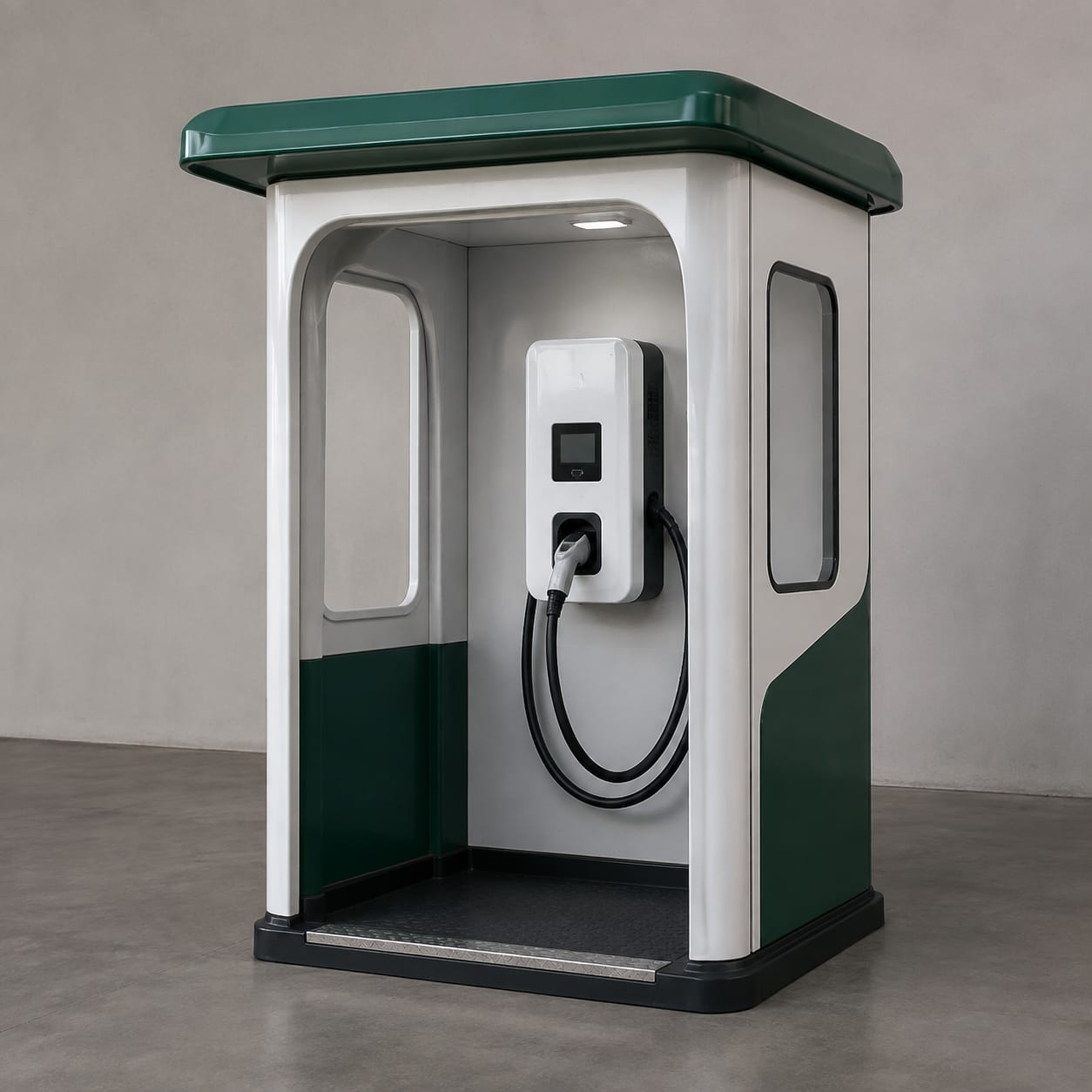 Kiosque de station de recharge EV en FRP