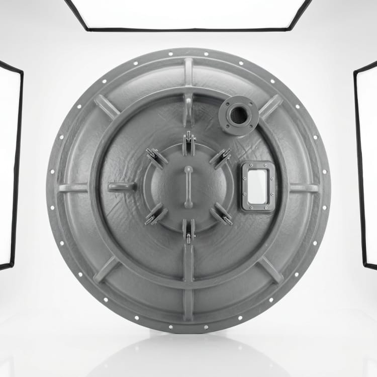 Capot FRP pour Chimique Procédé Réservoir