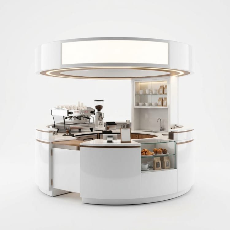 Cabine FRP pour Coffee Maintenance