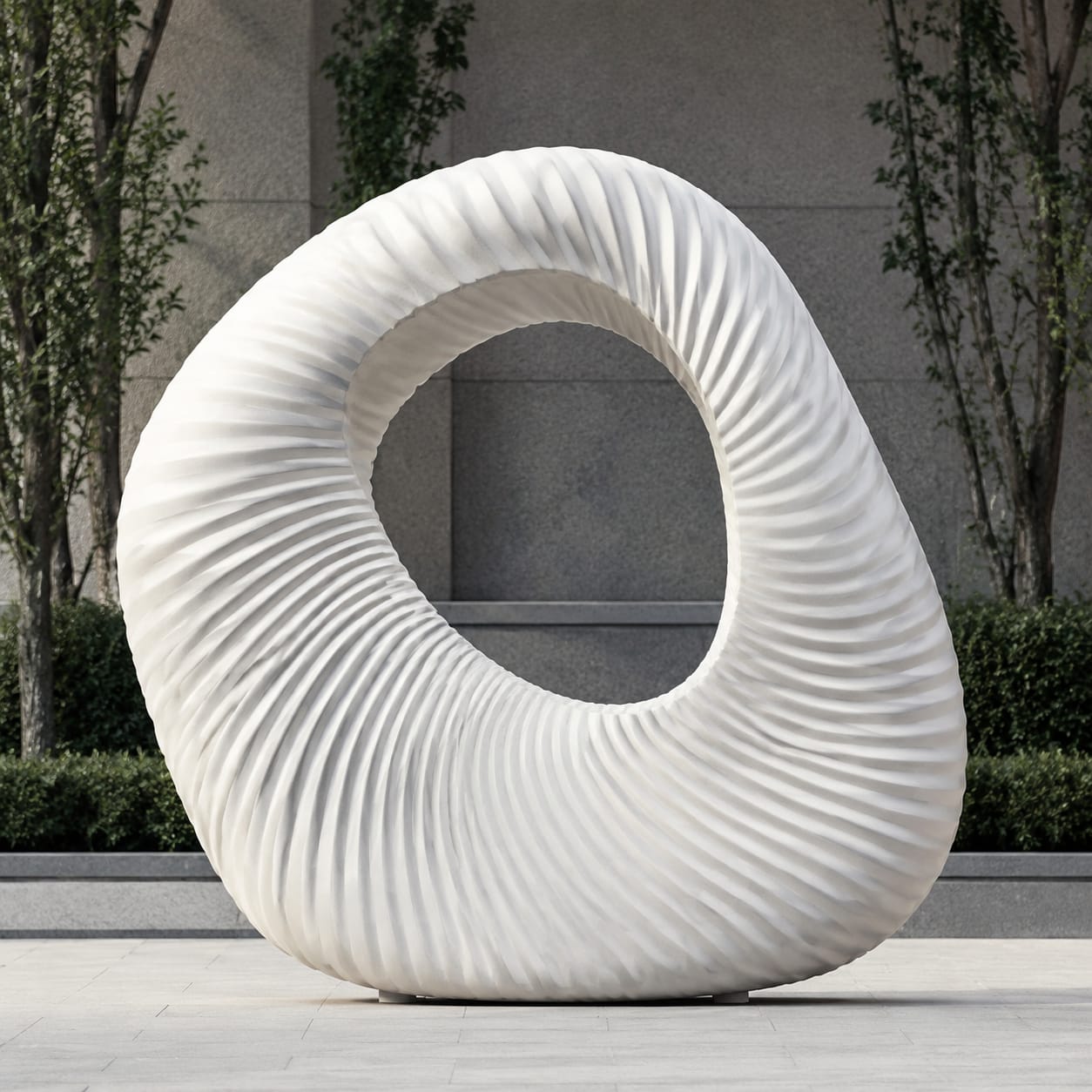 Sculpture décorative de cour en FRP