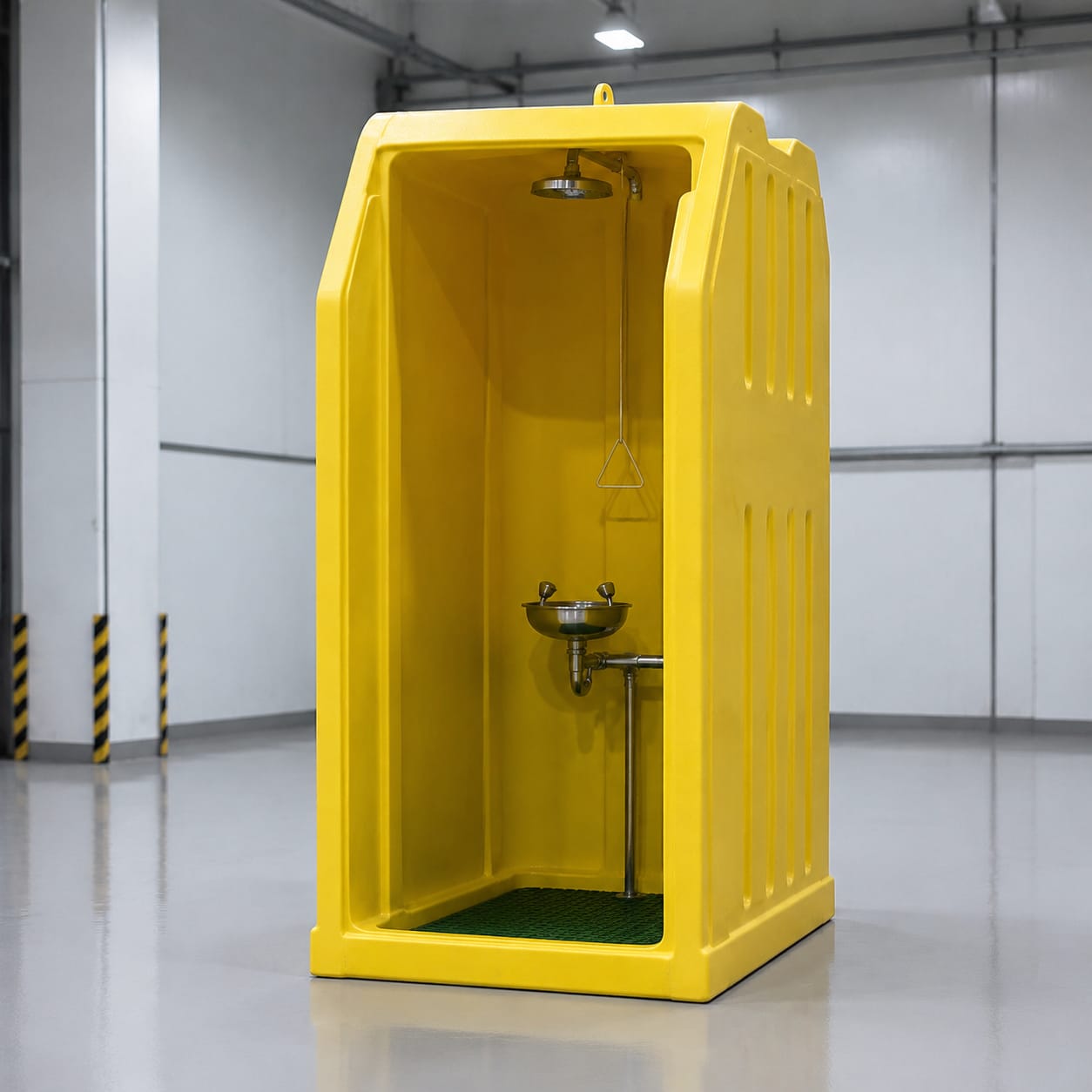 Cabine de douche de sécurité en FRP