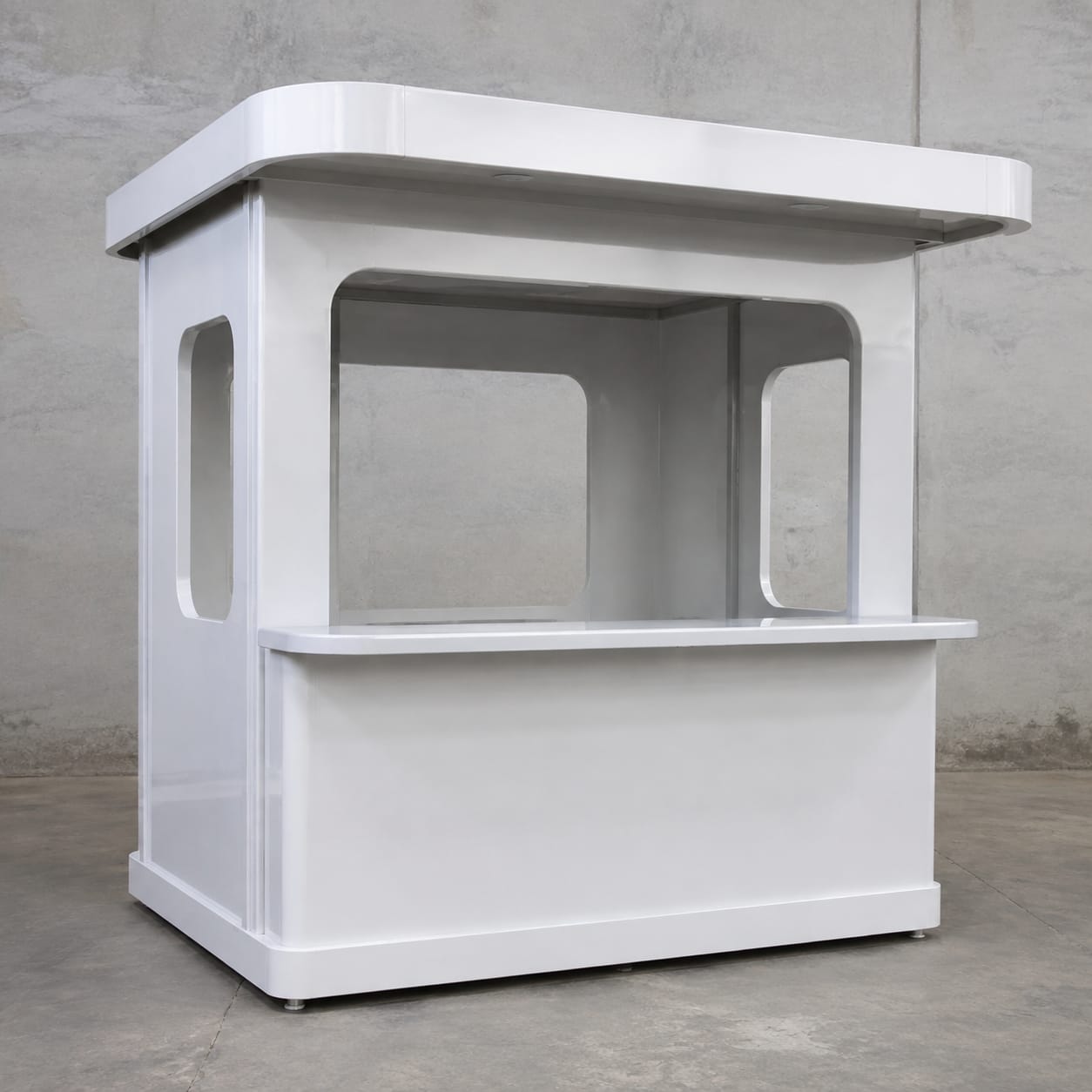 Kiosque d’enregistrement événementiel en FRP