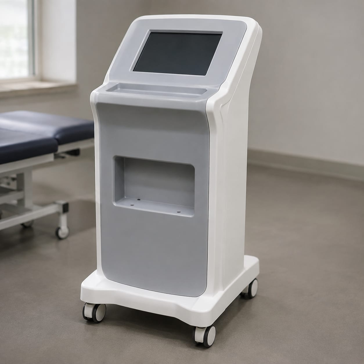 Carter FRP pour console de physiothérapie