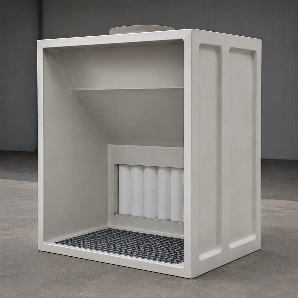 Kiosque de dégustation et démonstration en FRP
