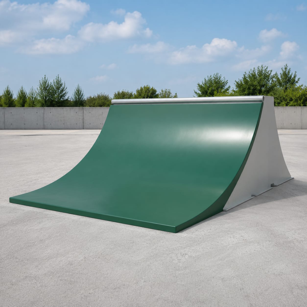Rampe de skatepark en FRP
