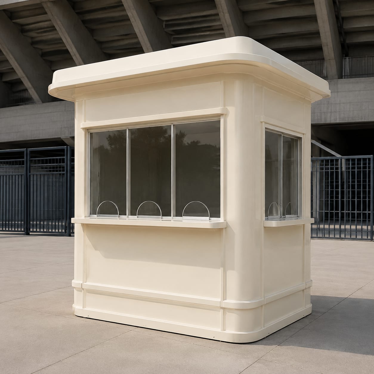 Guichet de billetterie de stade en FRP